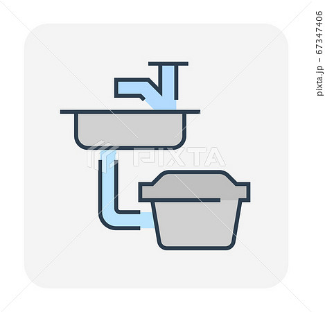 sink and grease trap 67347406