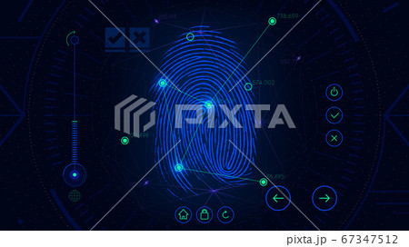 Fingerprint scanning identification system, Fingerprint scanning identification system, 67347512