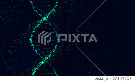 DNA molecule structure, Futuristic Sci-Fi DNA molecule structure, Futuristic Sci-Fi 67347517