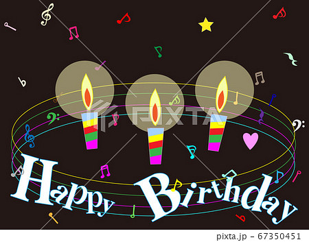 ハッピーバースデーの日のイラスト素材