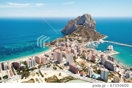 Aerial photography Penyal d'Ifac Natural Park 67350600