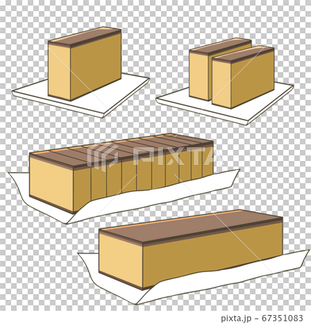 Castella (on plate) 67351083