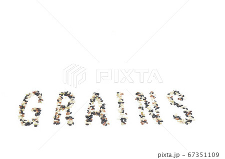 雑穀で作った文字GRAINS 雑穀で作った文字GRAINS 67351109