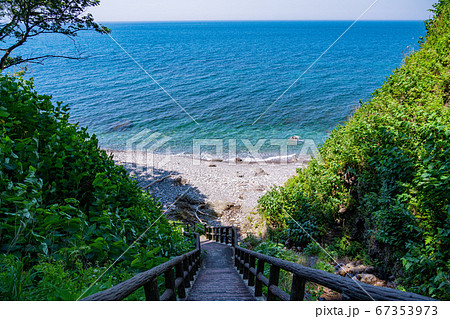 （新潟県）親不知海岸・コミュニティロード　海岸線 67353973