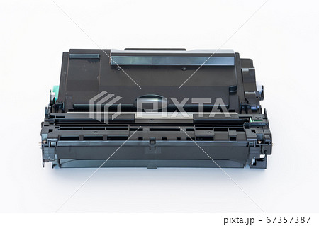Laser printer drum and toner cartridge on white Laser printer drum and toner cartridge on white 67357387