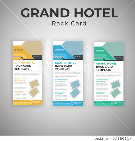 Latest Creative Grand Hotel Services Advertising Rack Card Template 67360117