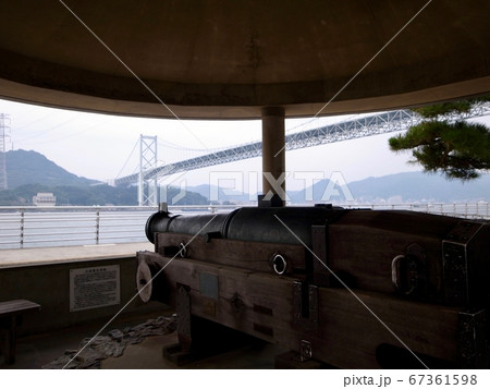 【山口】壇ノ浦古戦場と関門橋 【山口】壇ノ浦古戦場と関門橋 67361598