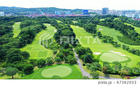 ゴルフ場 グリーン 軍浦市 67362033