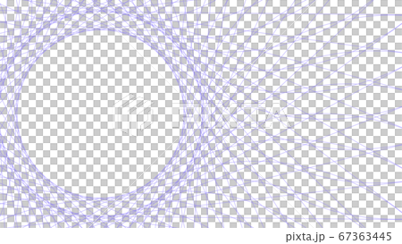 CGサークル　輪になって広がる多数の円 67363445