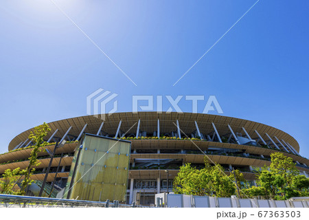 青空の新国立競技場 青空の新国立競技場 67363503