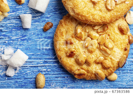 cookies with peanuts on the table cookies with peanuts on the table 67363586
