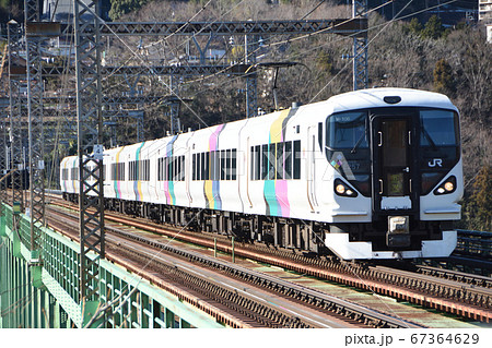 中央本線上り E257系 回送列車(新桂川橋梁 鳥沢ー猿橋) 中央本線上り E257系 回送列車(新桂川橋梁 鳥沢ー猿橋) 67364629