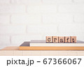 The word CRAFT, letters and copy space background, 67366067