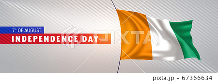 Ivory Coast happy independence day greeting card, banner vector illustration Ivory Coast happy independence day greeting card, banner vector illustration 67366634