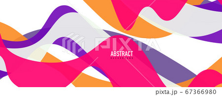 Fluid wave colorful abstract background. Dynamic colorful vibrant vector design 67366980