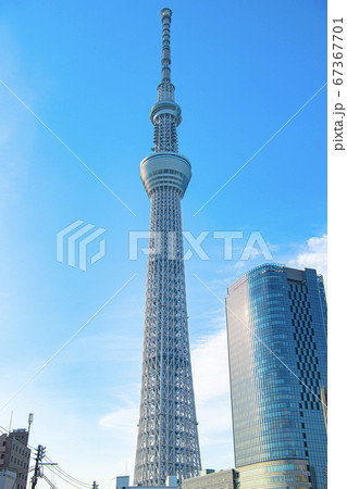 西十間橋から望む東京スカイツリー 西十間橋から望む東京スカイツリー 67367701