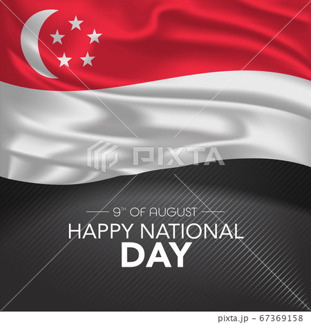 Singapore happy national day greeting card, banner, vector illustration Singapore happy national day greeting card, banner, vector illustration 67369158