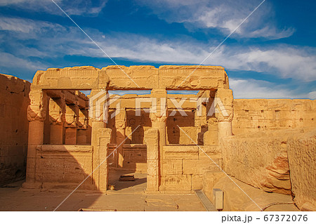 The ruins of the beautiful ancient temple of 67372076