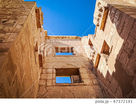 Beautiful ancient Temple of Medina-Habu. Egypt, 67372191