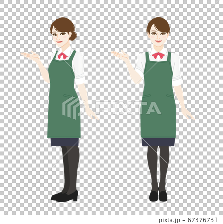Female clerk to guide Female clerk to guide 67376731