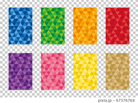 Geometric pattern background set triangle 67376768
