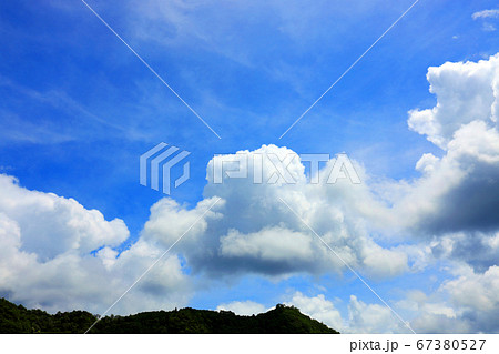 三重県名張市、香落渓の風景、夏空の風景【7月】 67380527