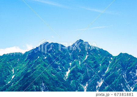 立山黒部アルペンルート・大観峰から望むスバリ岳・針ノ木岳 立山黒部アルペンルート・大観峰から望むスバリ岳・針ノ木岳 67381881