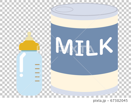 Baby milk and baby bottle 67382045