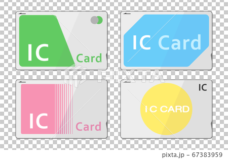 色々な交通系ICカードのイラストのイラスト素材 [67383959] - PIXTA