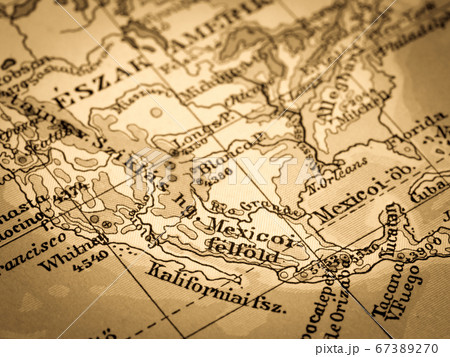 古地図　メキシコ 67389270