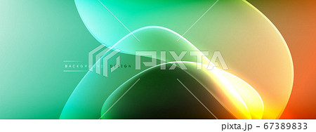 Vector abstract background - liquid bubble shapes on fluid gradient with shadows and light effects. Shiny design template for text Vector abstract background - liquid bubble shapes on fluid gradient with shadows and light effects. Shiny design template for text 67389833