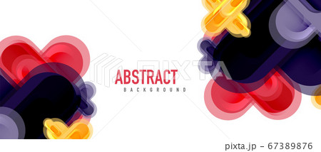 Modern vector glass cross shape abstract technology background for cover, placard, poster, banner or flyer 67389876