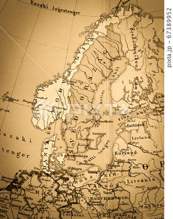 古地図 北ヨーロッパ 古地図 北ヨーロッパ 67389952