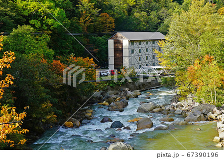 北海道　層雲峡温泉　紅葉 67390196