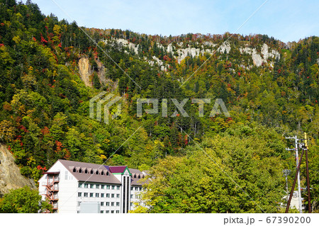 北海道 層雲峡温泉 紅葉 北海道 層雲峡温泉 紅葉 67390200