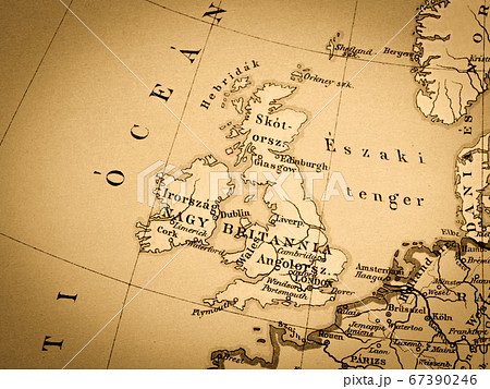 古地図　イギリス 67390246