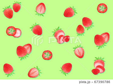 Fresh fruits background illustration 002 67390786