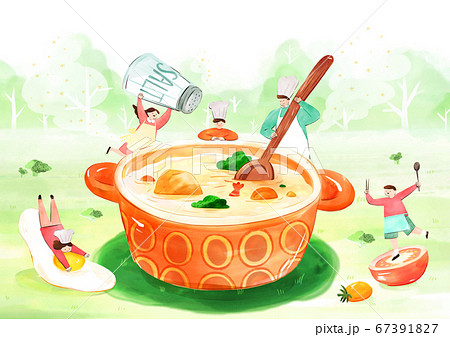 fairy tale story concept watercolor Illustration 002 fairy tale story concept watercolor Illustration 002 67391827