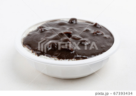 Instant food products concept- dry instant noodles, luncheon meat sliced, canned fish on white background 091 67393434