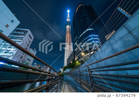 東京スカツリー「幟」ライトアップ 67394279
