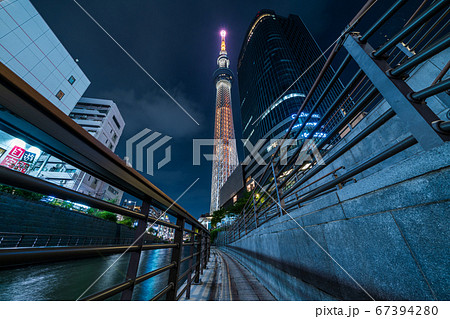 東京スカツリー「幟」ライトアップ 67394280