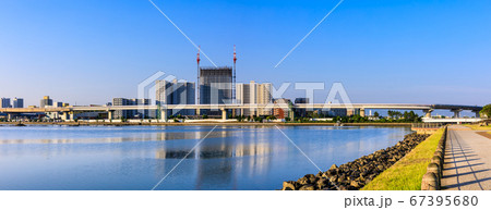 御島水域の朝風景(アイランドシティ) パノラマ 【福岡市東区】 御島水域の朝風景(アイランドシティ) パノラマ 【福岡市東区】 67395680