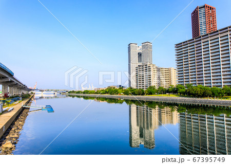 御島水域の朝風景(アイランドシティ) 【福岡市東区】 御島水域の朝風景(アイランドシティ) 【福岡市東区】 67395749