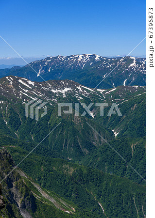 谷川岳から見た巻機山 谷川岳から見た巻機山 67396873