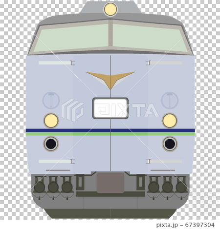 ドット絵風の581系電車 Jr西日本 のイラスト素材