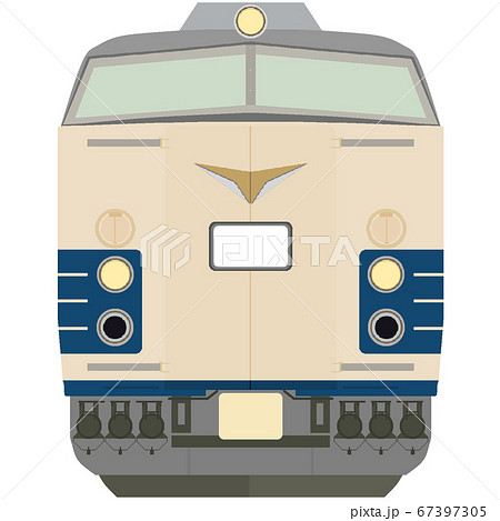 ドット絵風の583系電車 67397305