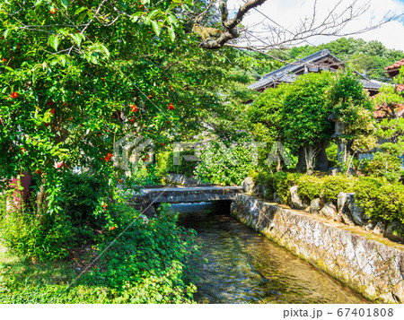 中山道の宿場　醒井宿　滋賀県 67401808