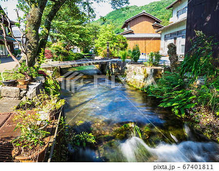 中山道の宿場 醒井宿 滋賀県 中山道の宿場 醒井宿 滋賀県 67401811
