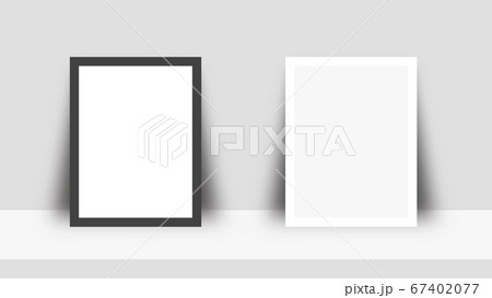 Picture frame wall poster vector mockup Picture frame wall poster vector mockup 67402077