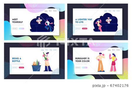 Wine Degustation and Visiting Night Club Website Landing Page. Expert Sommelier Presenting Alcohol Drink Customers, Man and Woman Night Life Leisure Web Page Banner. Cartoon Flat Vector Illustration Wine Degustation and Visiting Night Club Website Landing Page. Expert Sommelier Presenting Alcohol Drink Customers, Man and Woman Night Life Leisure Web Page Banner. Cartoon Flat Vector Illustration 67402176